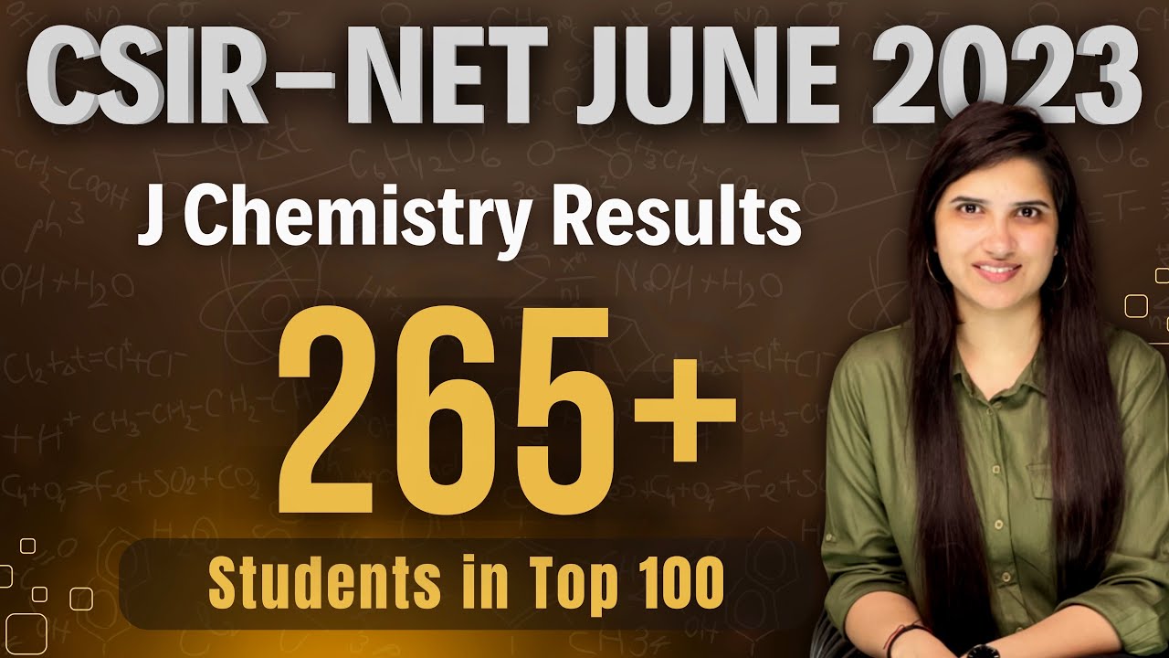 J Chemistry NET Result 2023 | CSIR NET June 2023 Result | J Chemistry App | J Chemistry Results