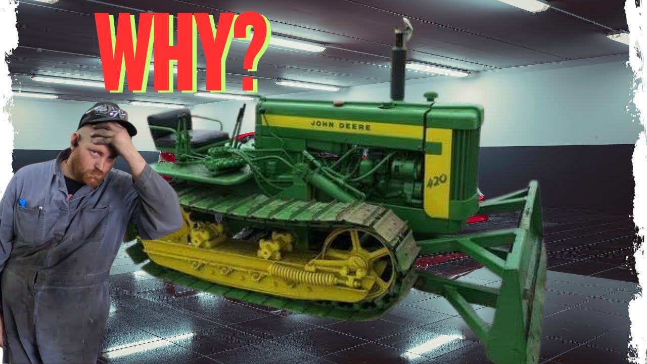 Купил себе трактор John Deere 420, и он ужасно сломан.