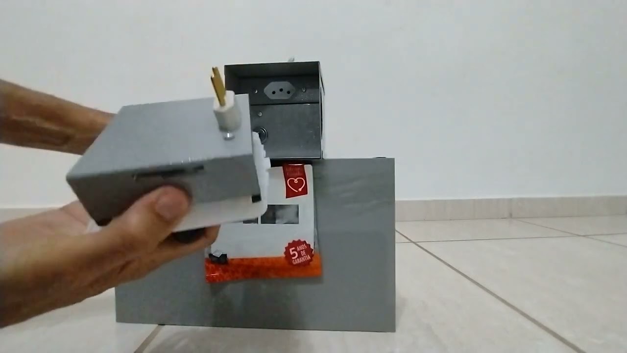 Cofre tomada antes da instalação - cabe uma pistola .40?