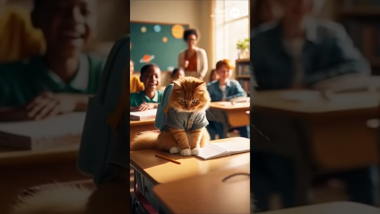 Cat in the School: A Feline Fantasy Adventure 