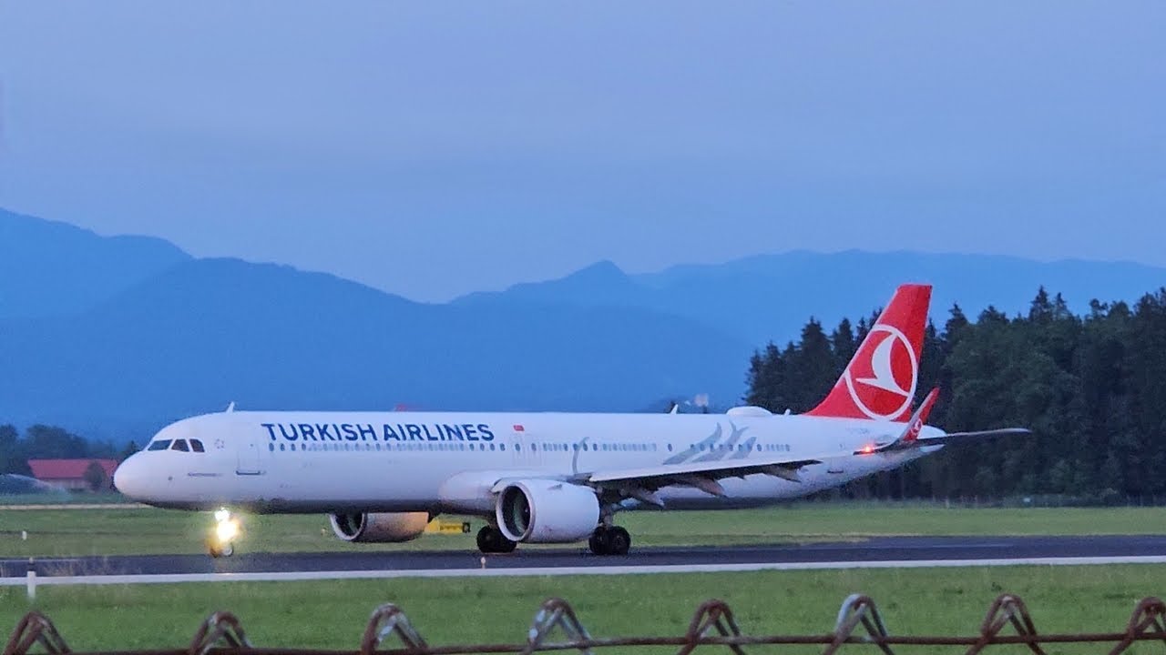 EVENING PLANESPOTTING AT LJUBLJANA AIRPORT | B757 B738 A21N and more!