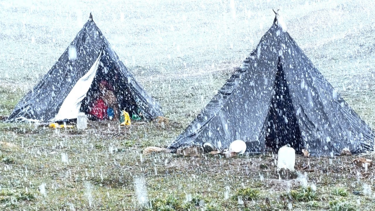 Best Life in A Himalayan Shepherd’s During The Snowfall | Most Relaxing | Mountain Documentary Video