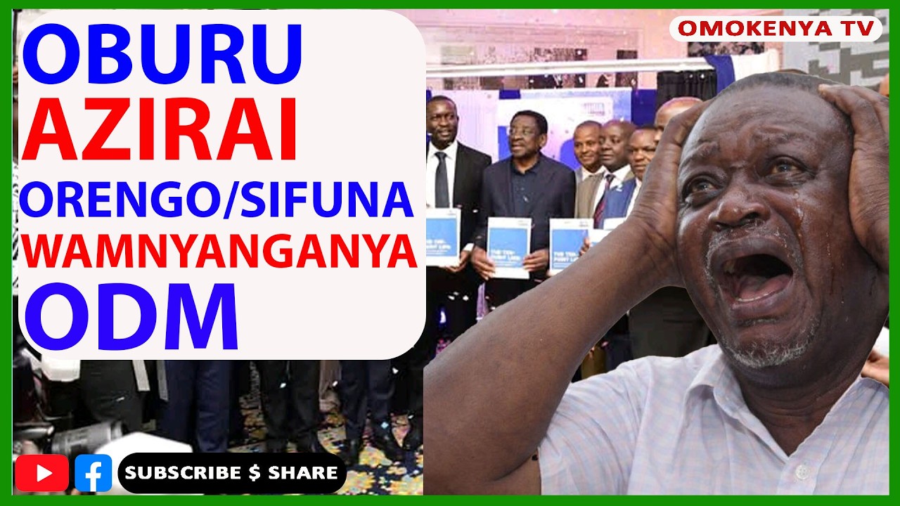 Breaking News: Habari Mbaya Kwa Oburu Odinga Chama Cha ODM Kimeng'olewa Mikononi Mwake Kwisha Ruto