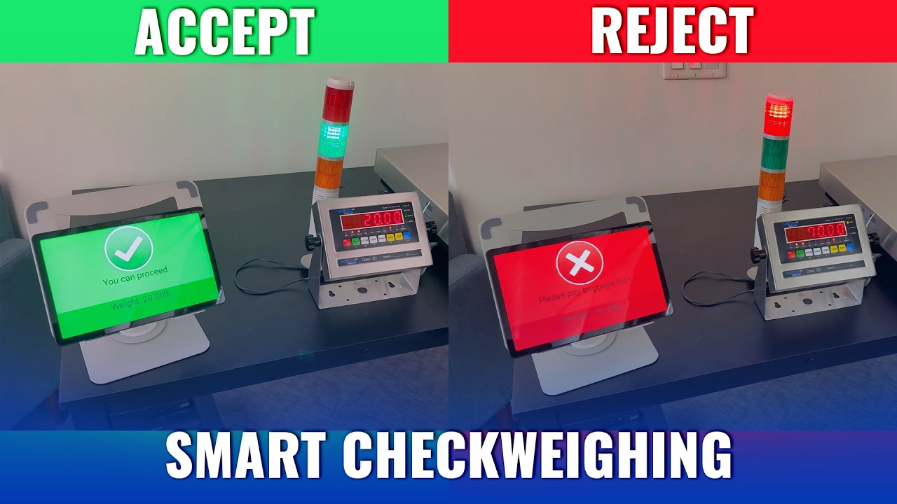 No Delays — No Guesswork | Smart Airport Checkweighing in Action