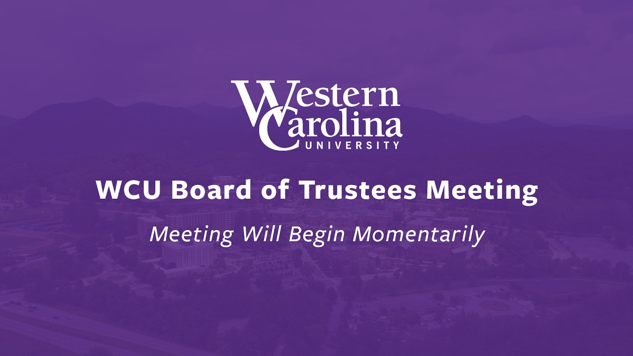WCU Board of Trustees | March 5, 2026 - Finance, Administration, and Audit Committee