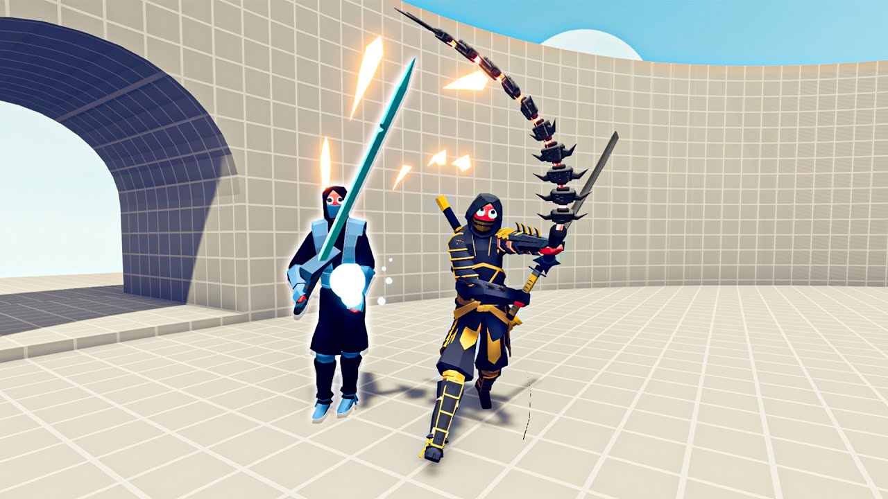 SCORPION & SUB-ZERO DUO VS 5x UNITS -TOTALLY ACCURATE BATTLE SIMULATOR | TABS