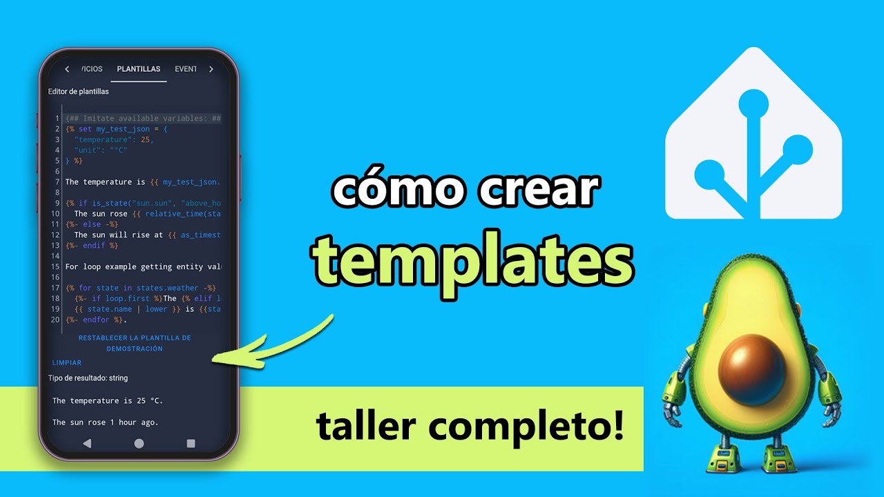 🧩 Cómo crear templates (TALLER COMPLETO) #homeassistant
