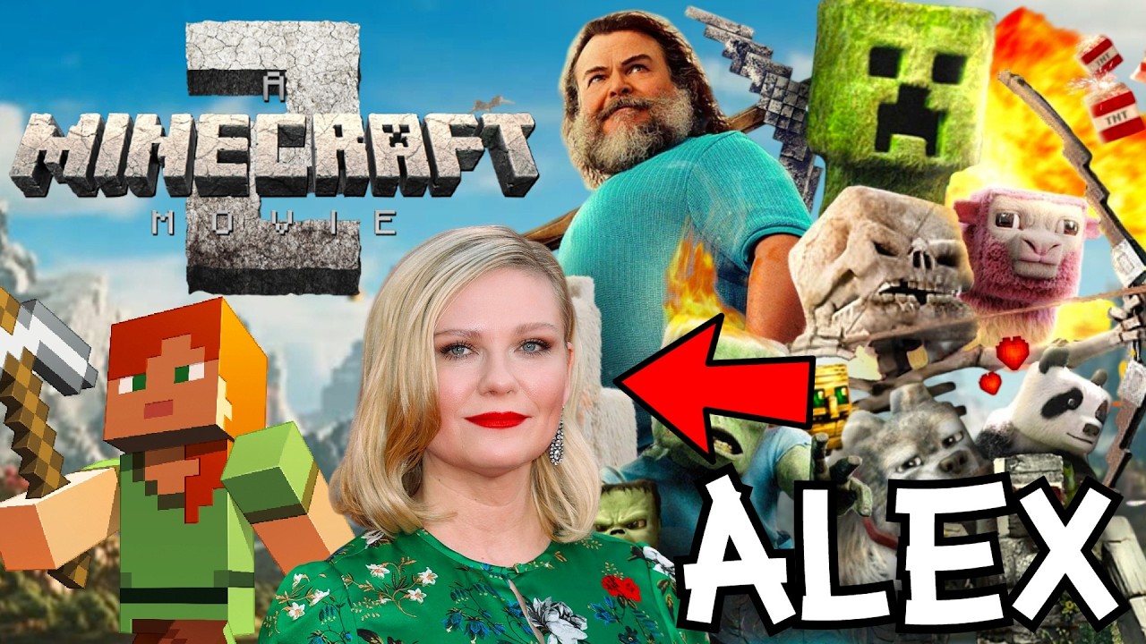 ALEX CONFIRMADA para UNA PEL&Iacute;CULA de MINECRAFT 2 - ACTRIZ y TODO Sobre la SECUELA