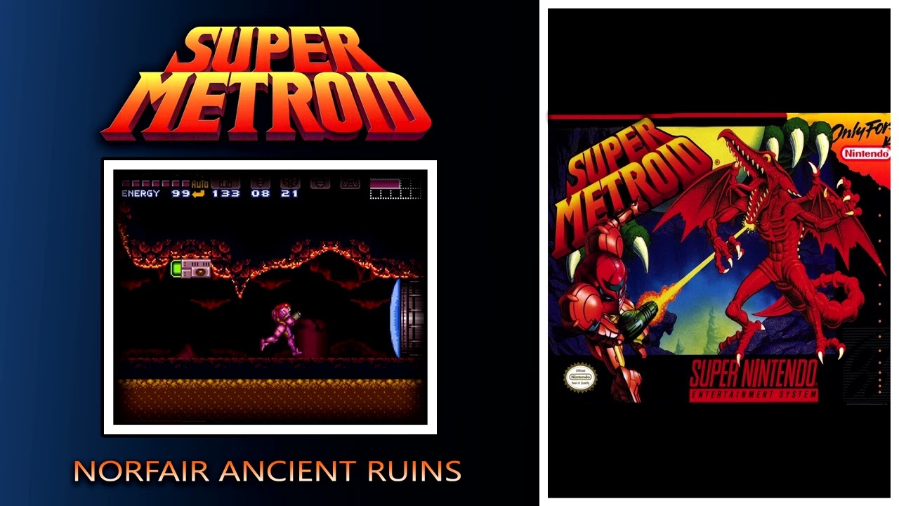 Super NES Music Orchestrated - Super Metroid - Norfair Ancient Ruins