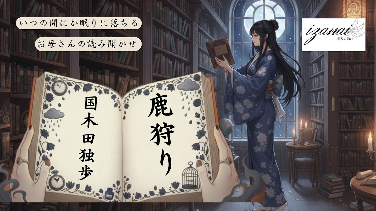 【鹿狩り】国木田独歩　いつの間にか眠りに落ちる　お母さんの読み聞かせ