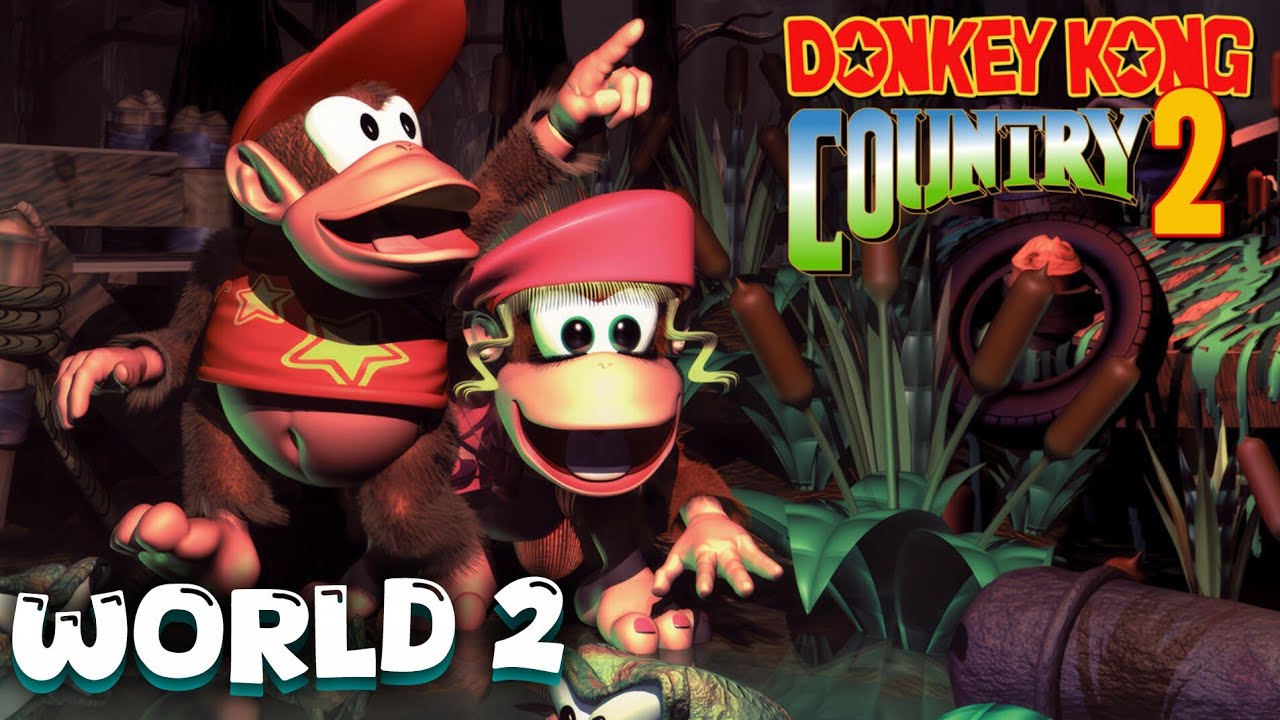 Donkey Kong Country 2 Diddy's Kong Quest World 2