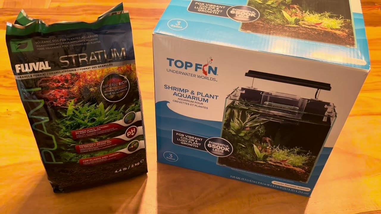 Top Fin Shrimp & Plant Oasis Tank - 3 Gallon