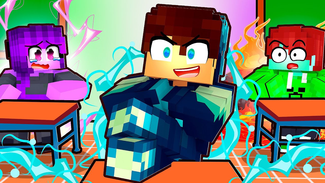 GUIHH é o REI da ESCOLA de MONSTROS o Filme no Minecraft