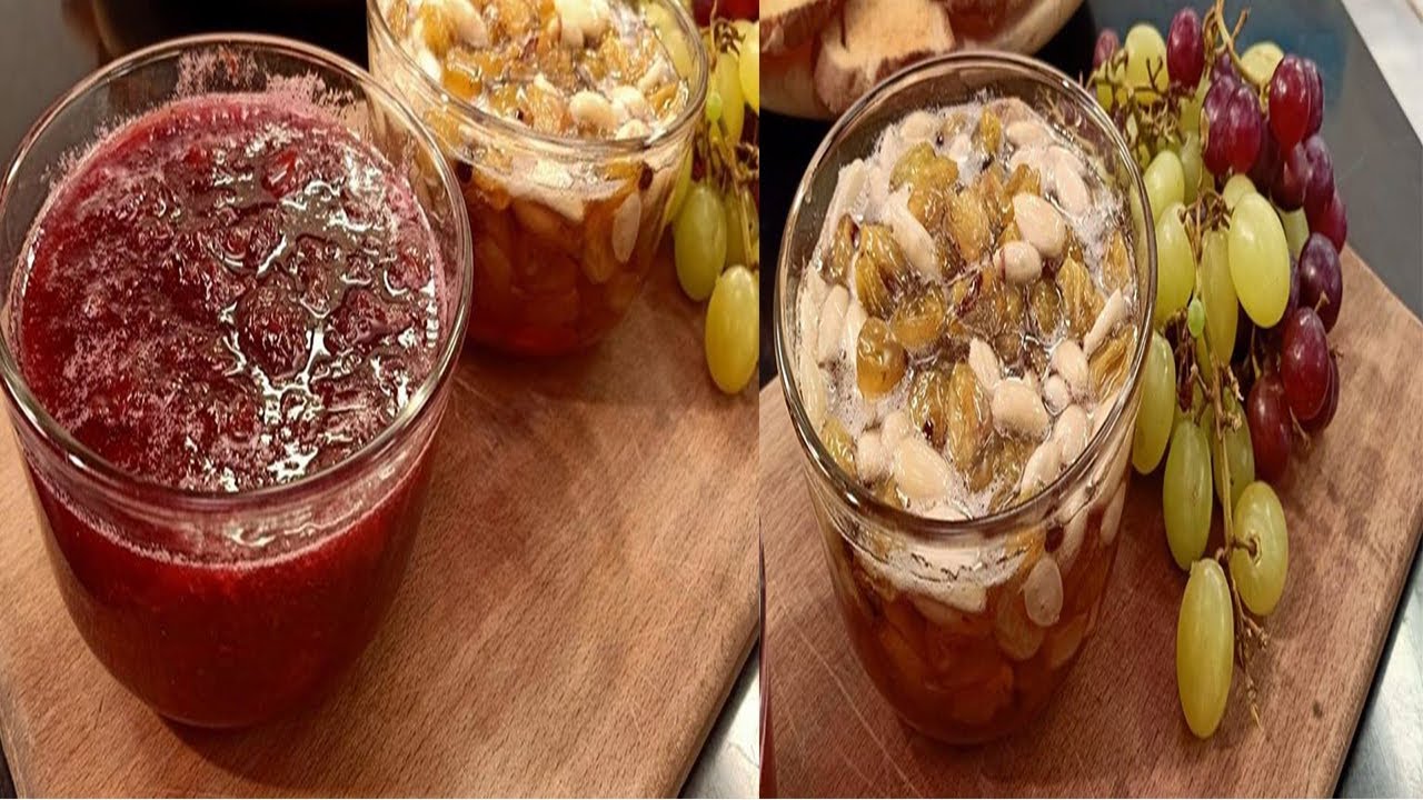 طريقة عمل مربي العنب الأحمر - مربي العنب الأخضر | سنة أولي طبخ مع الشيف سارة عبد السلام