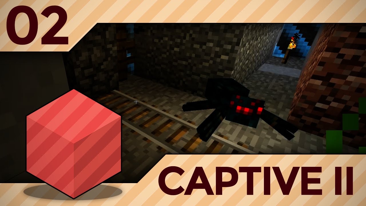 Captive Minecraft II #02 | CAVESPIDERIT! - w/ MasterMcPvP