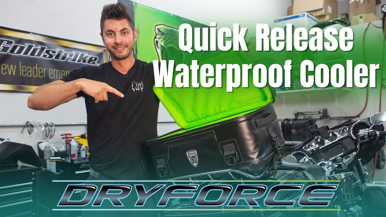 Ciro DRYFORCE™ Quick Release Waterproof Cooler for Harley-Davidson® Luggage Rack