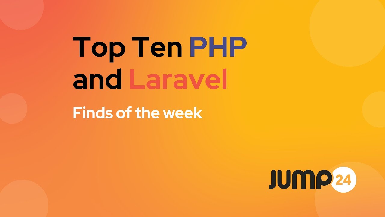 Top Ten Laravel and PHP Finds Friday 16th of January 2026