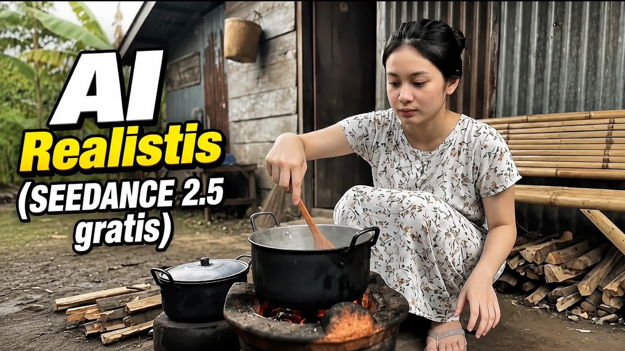 CARA BIKIN VIDEO AI REALISTIS GRATIS! 🔥 SEEDANCE 2.5 | Tutorial Lengkap&rdquo;