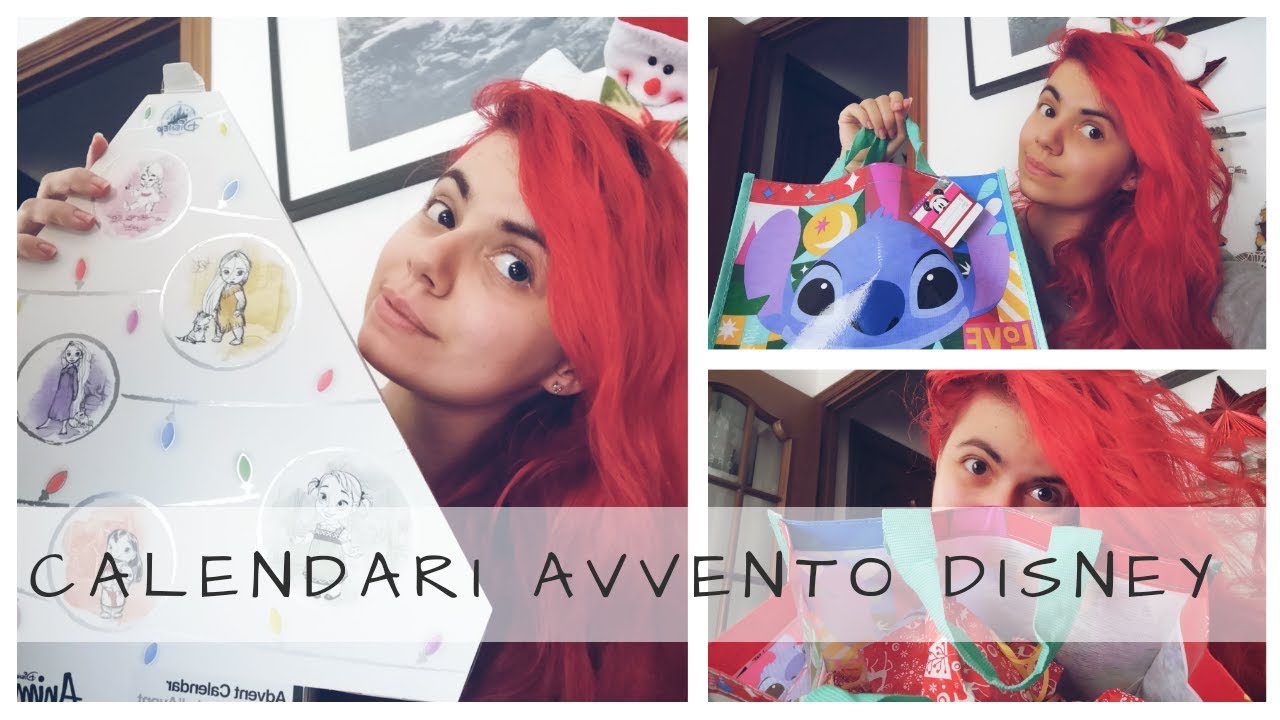 DISNEY: doppio CALENDARIO DELL'AVVENTO 