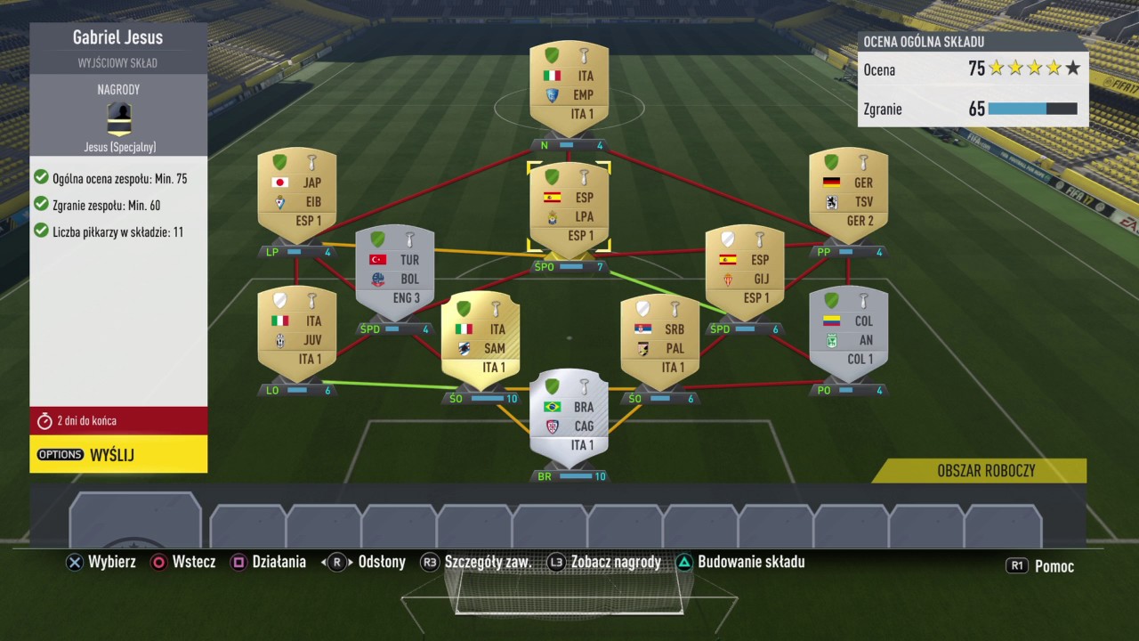 FIFA 17 Sbc Gabriel Jesus Specialny