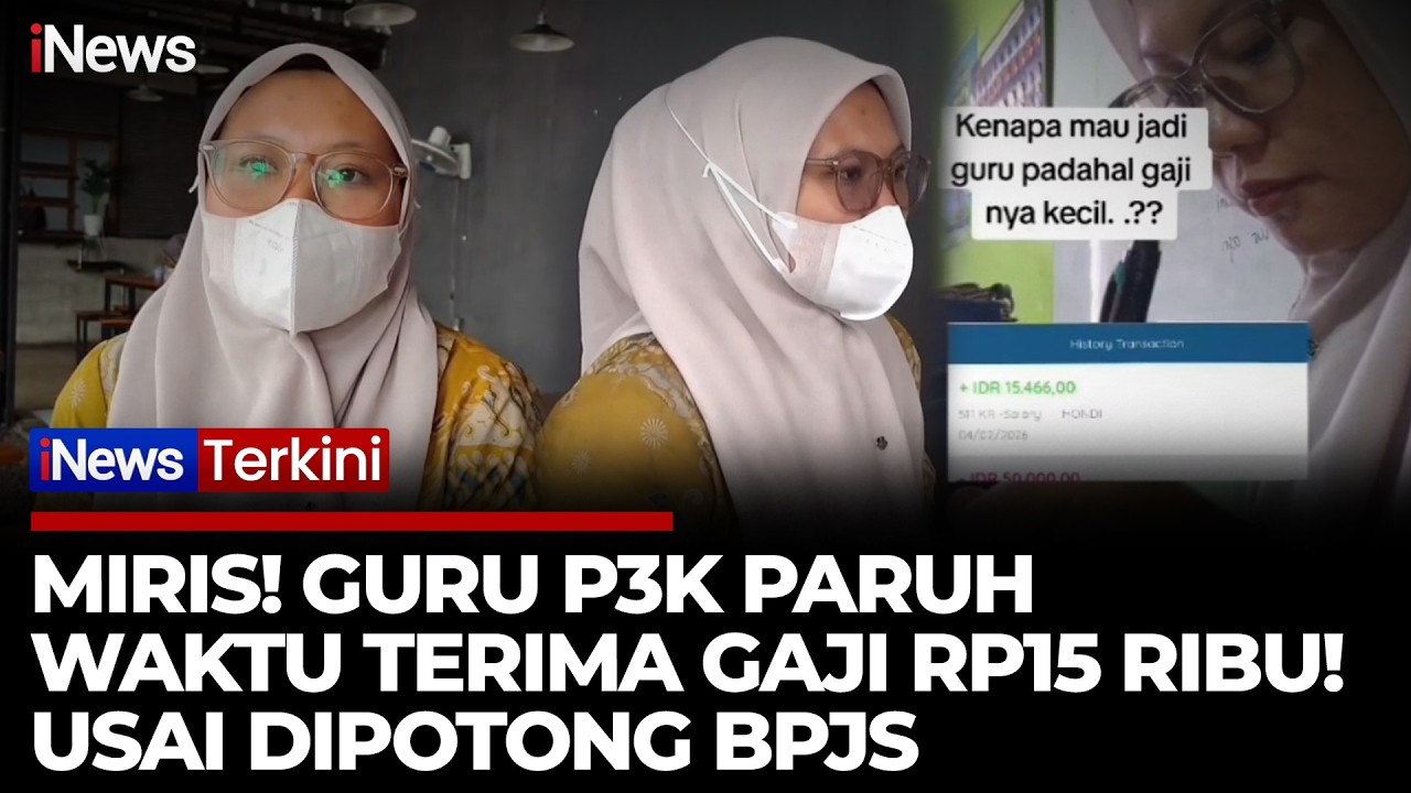 Viral! Gaji Guru P3K Paruh Waktu di Sumedang Tersisa Rp15 Ribu Usai Potongan BPJS | iNews Terkini