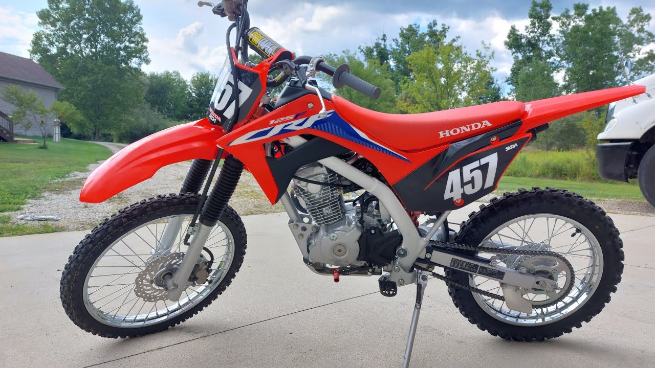 Новые детали для CRF125FB 2022 года! (Подножки, рычаг сцепления, руль, рычаг переключения передач)