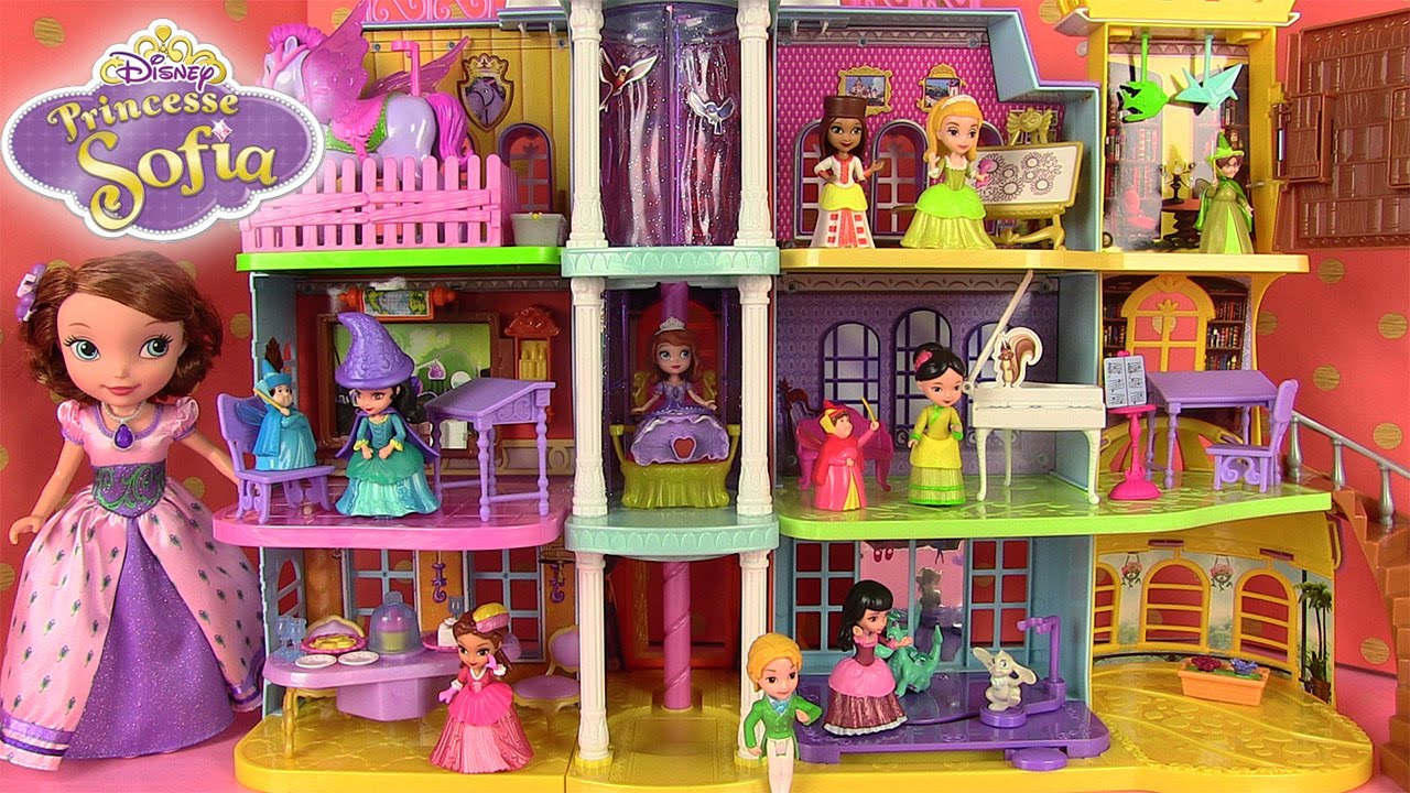 Princesse Sofia the first Magical Royal Prep Academy Playset et Figurines Jouets de filles