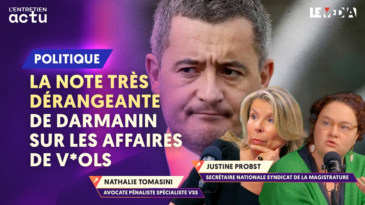 LA NOTE TRÈS DÉRANGEANTE DE DARMANIN SUR LES AFFAIRES DE V*OLS
