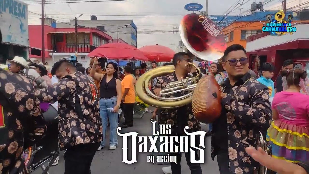 POP CARNAVALERO BANDA LOS OAXACOS EN ACCIÓN CIERRE DE CARNAVAL LOS REYES LA PAZ 2025