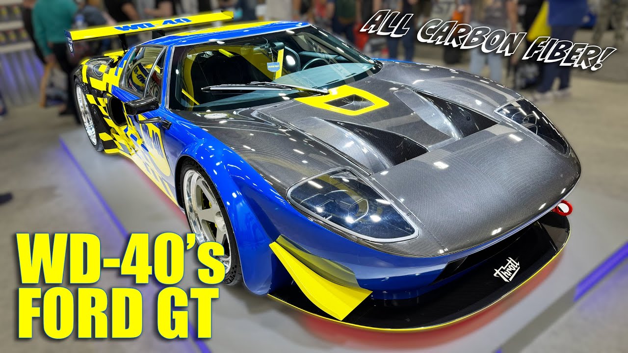 Wild Full-Carbon Ford GT от WD-40 — это потрясающее возрождение! | SEMA 2025