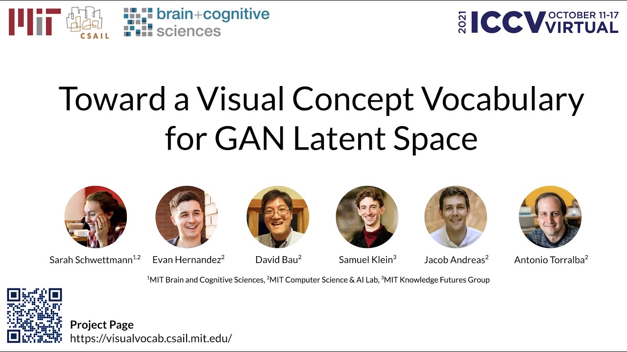 Toward a Visual Concept Vocabulary for GAN Latent Space (ICCV 2021)