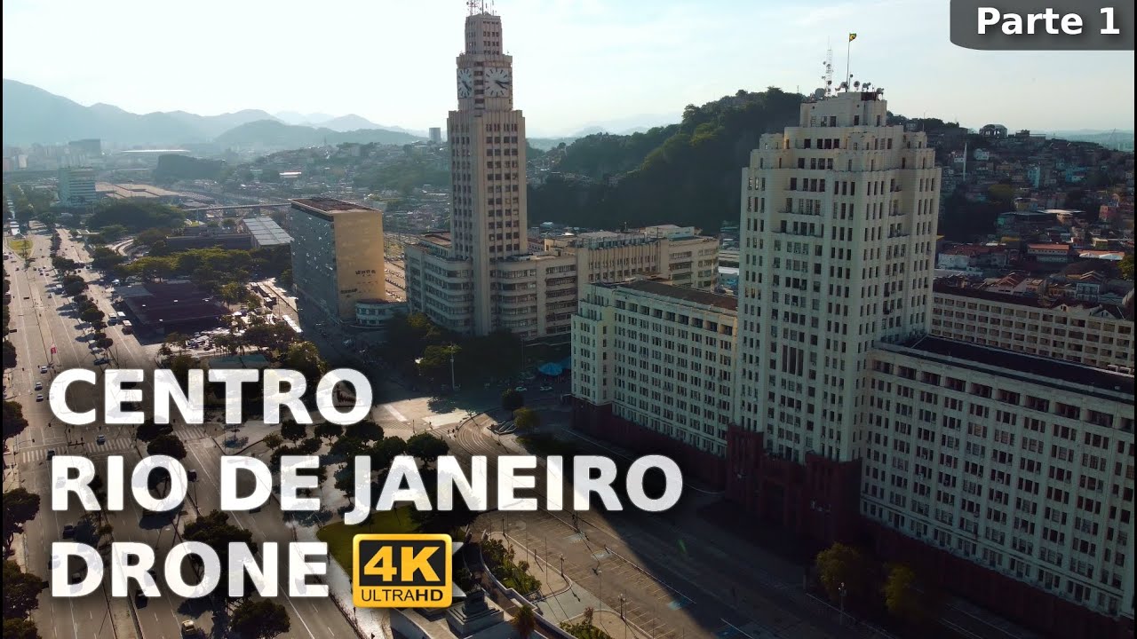 Downtown Rio de Janeiro (Part 1) - Drone 4k