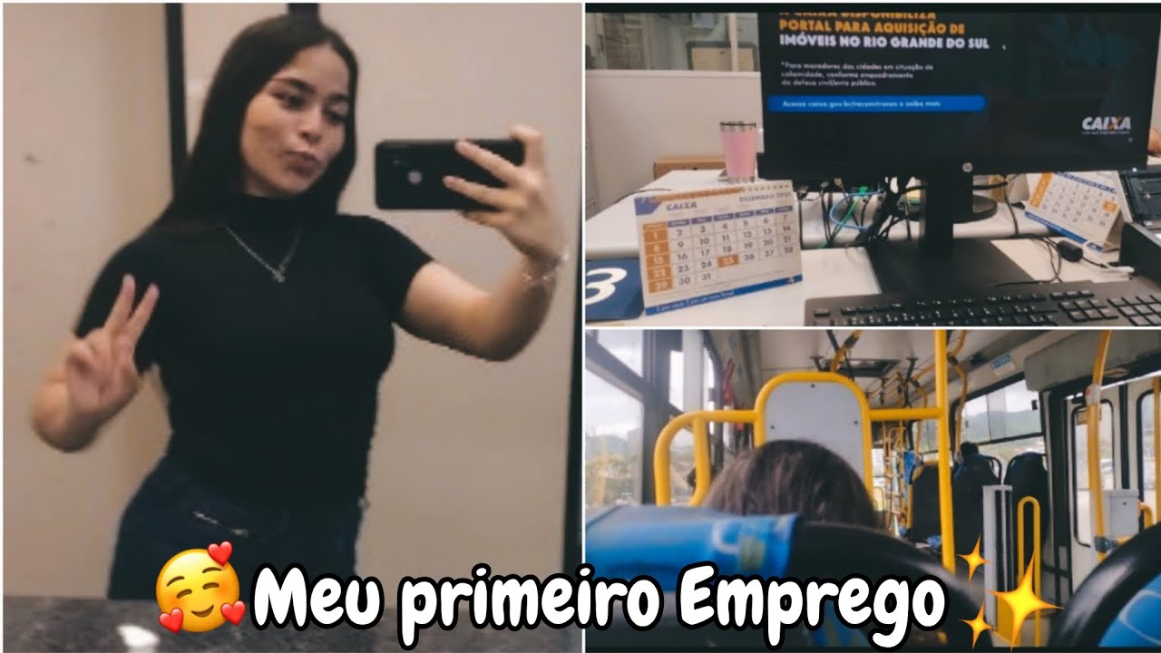 VLOG; MEU PRIMEIRO DIA TRABALHANDO COMO JOVEM APRENDIZ | Caixa Econômica 💙🖥