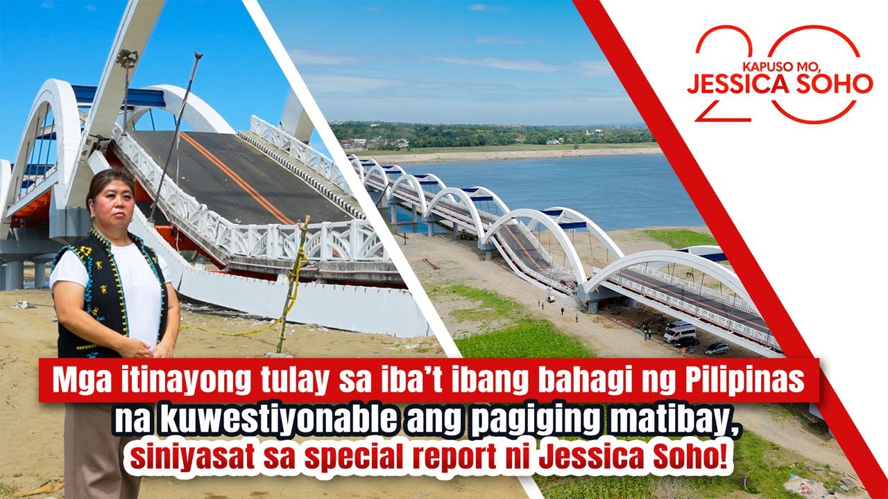 Mga itinayong tulay na kuwestiyonable ang pagiging matibay, siniyasat! | Kapuso Mo, Jessica Soho
