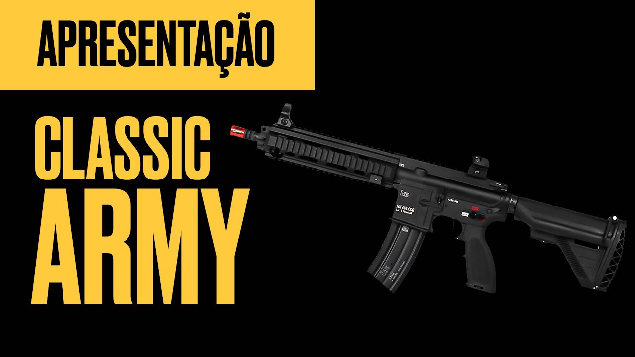 Review M4 e HK416 Airsoft, LANÇAMENTO da Classic Army