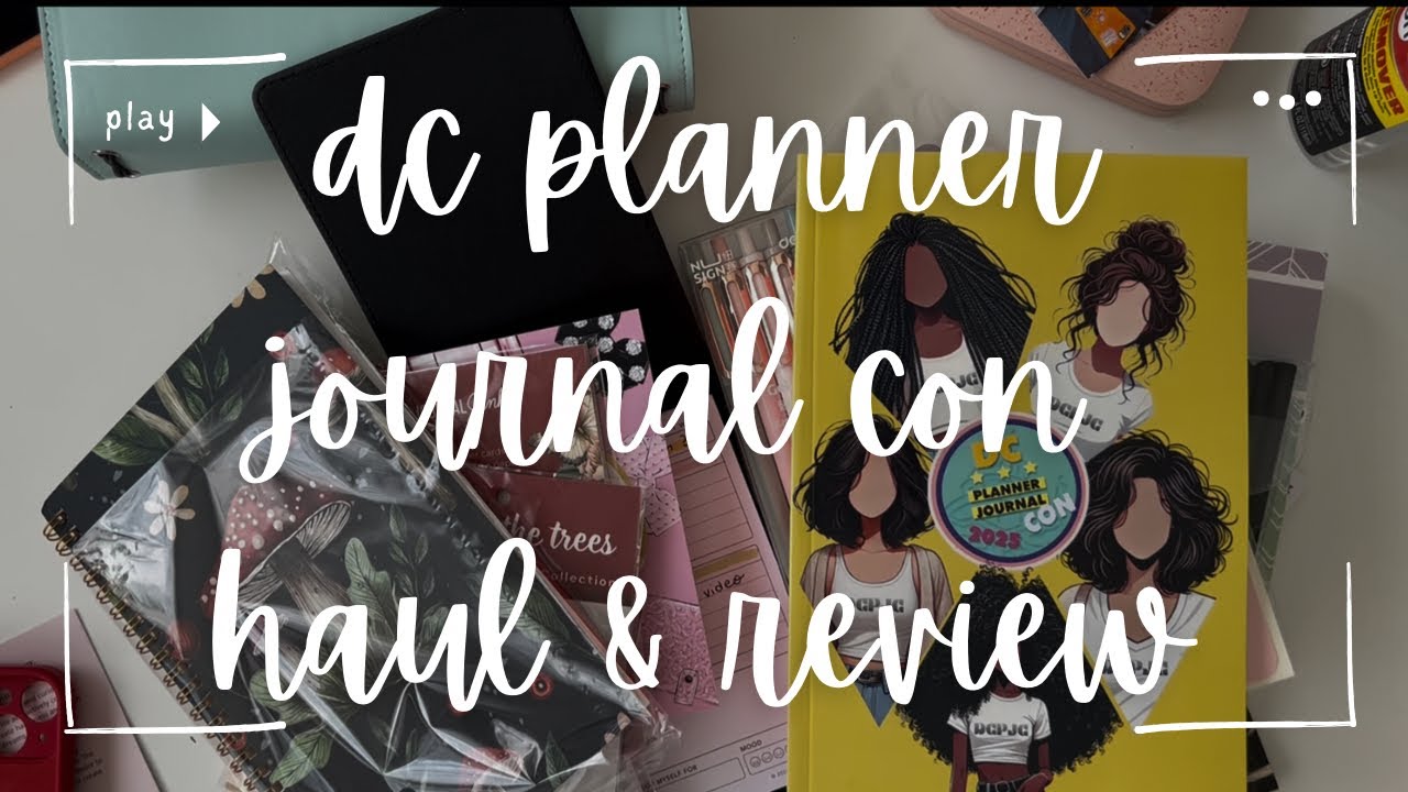 DC Planner Journal Con Review and Haul