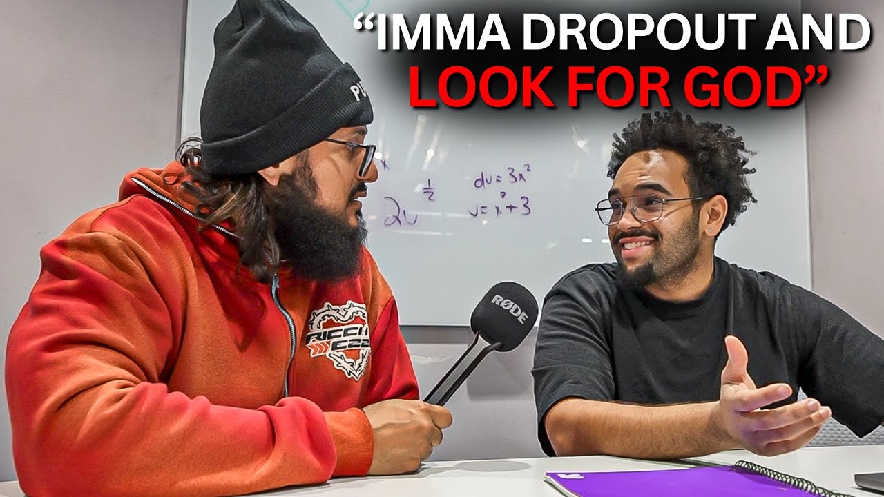 He Said He Will DROPOUT AGAIN & FIND GOD!!