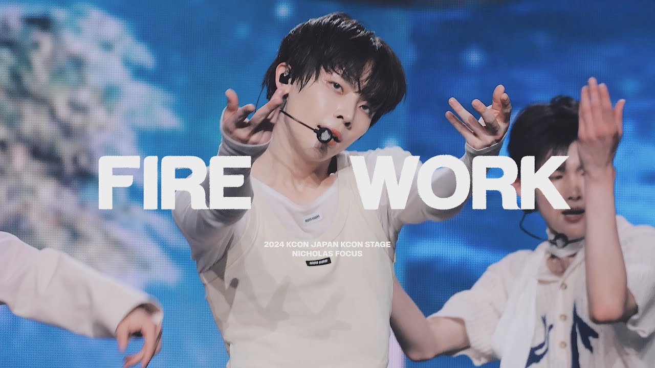 [4K] 240512 'FIREWORK' &TEAM NICHOLAS FANCAM l 파이어워크 니콜라스 직캠 @KCON JAPAN 2024 KCON STAGE
