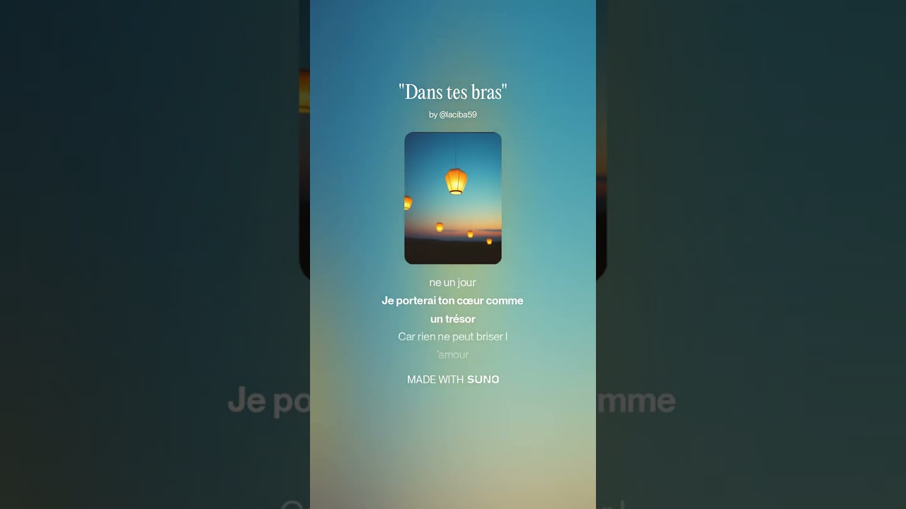 Dans tes bras #FrenchBallad #LoveSong #SoftMusic #DansTesBras #emotionalsong