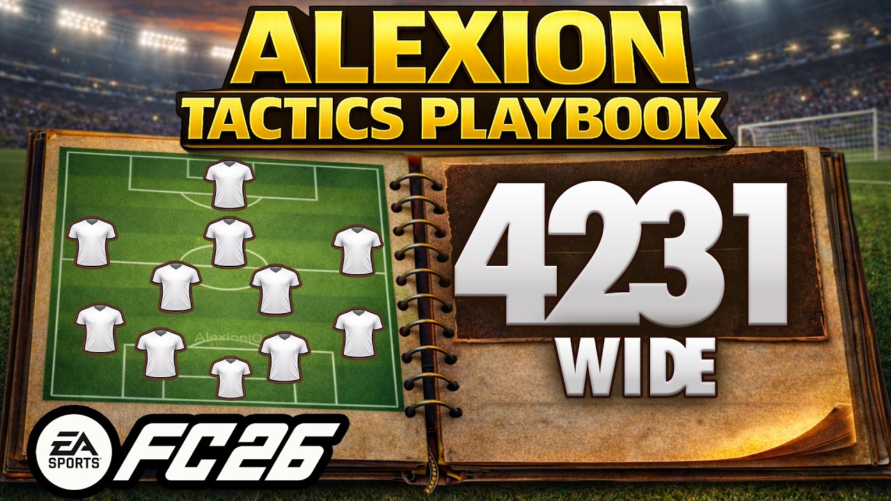 *НОВИНКА* Широкая тактика 4231 | 🔥 Пользовательские тактики FC 26