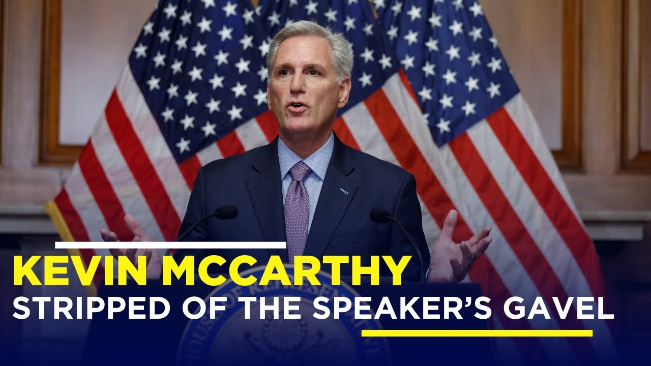 US House: Kevin McCarthy Stripped Of The Speaker’s Gavel | US Government | IN18V | CNBC TV18