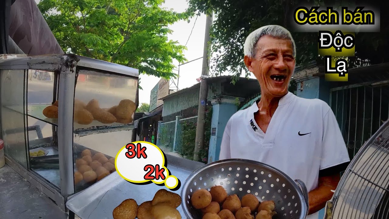 RẺ NHẤT SÀI GÒN? Bánh Tiêu 2K, Bánh Bao Chiên 3K của Ông Chú 