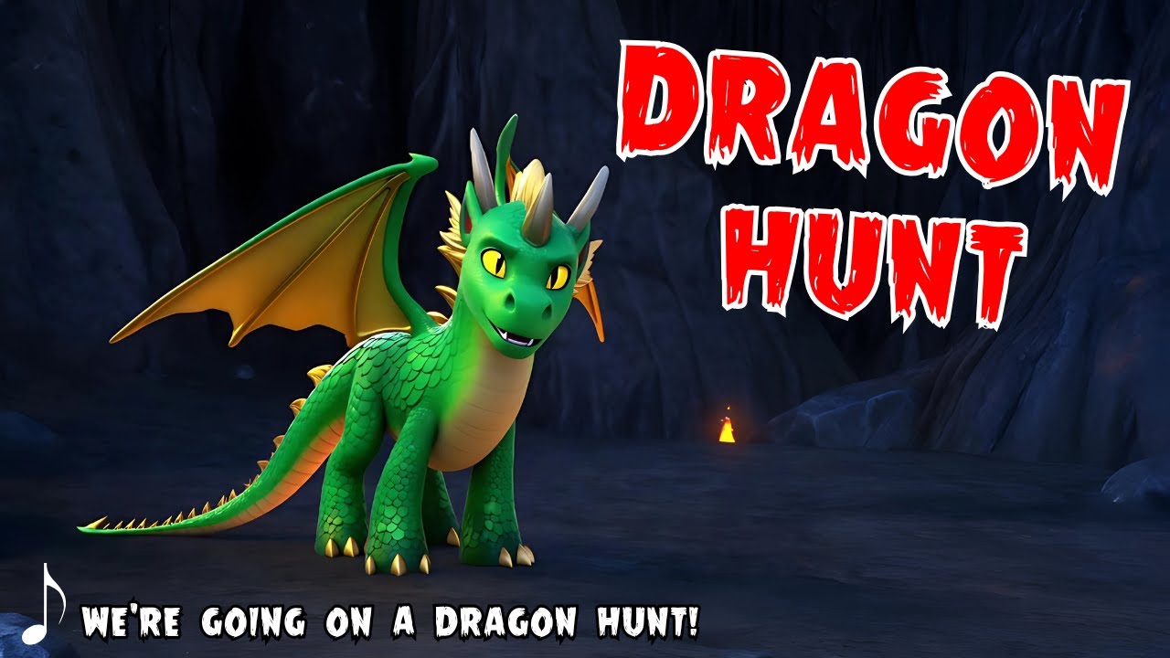 We're Going On A Dragon Hunt | Kids Adventure Song | Brain Break