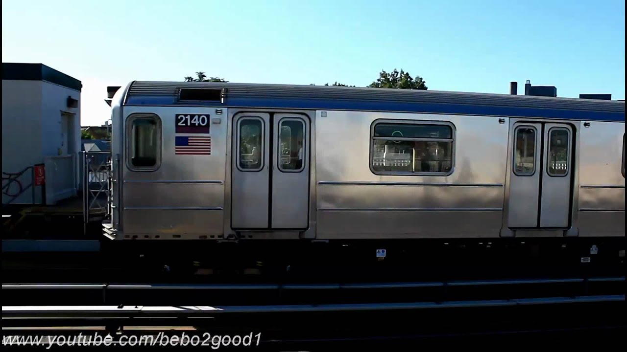 IRT Subway: Eight R62A (7) [LCL / EXP] Trains at 90th Street (AM Rush)