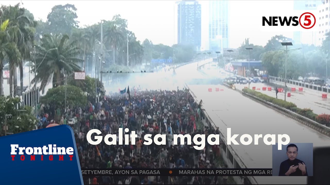 Protesta sa Indonesia, lumala dahil sa sobra-sobrang bonnus ng mga kongresista | Frontline Tonight