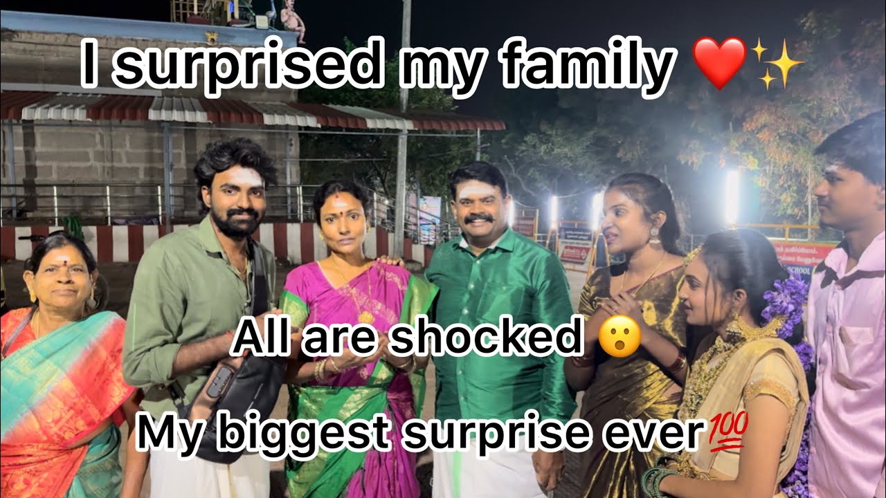 A very very big surprise for my family🎁❤💯 Total family hpy annachi😍💥❤💯 #lifeofjay #subscribe #task