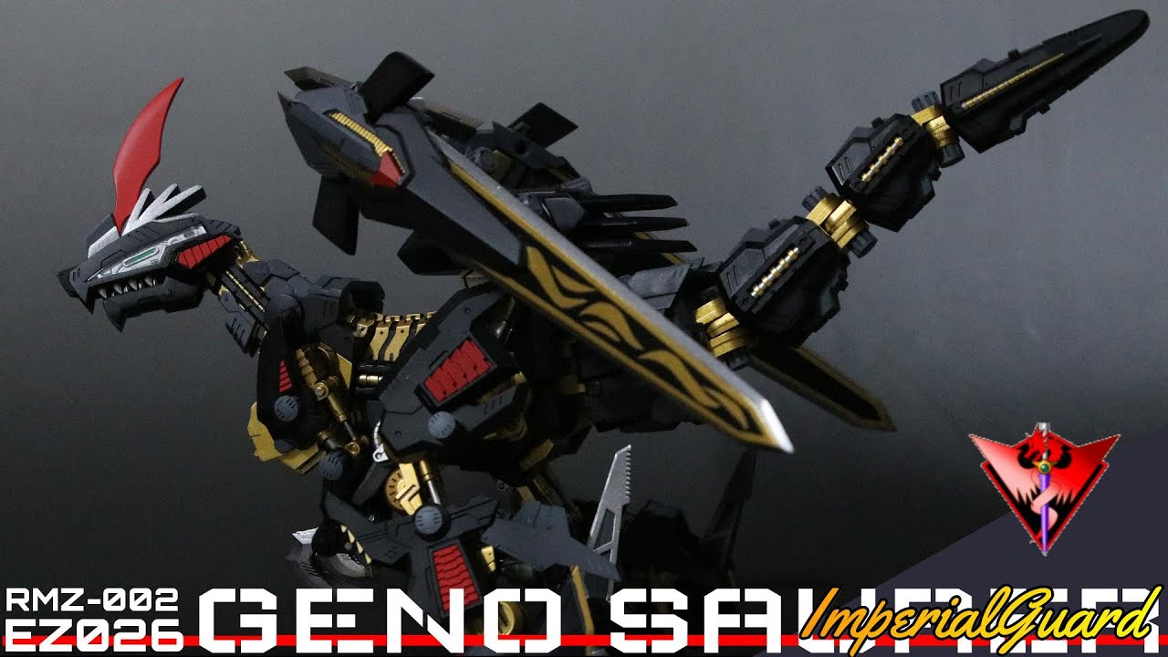 【#のらプラ広場RMZ祭り 】GENOSAURER　IMPERIALGUARDを作ってみた　【ゾイド】
