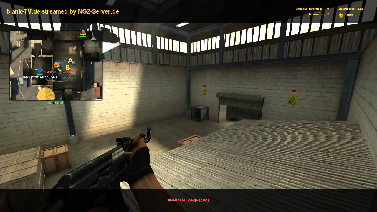 SHOUTCAST: TeamUK vs Spain CBNC (de_nuke)