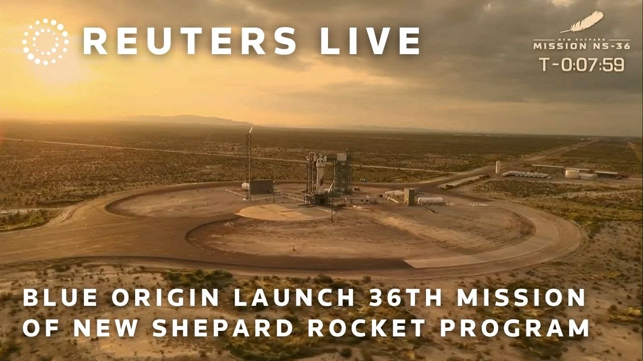 LIVE: Blue Origin launch 36th mission of New Shepard rocket program