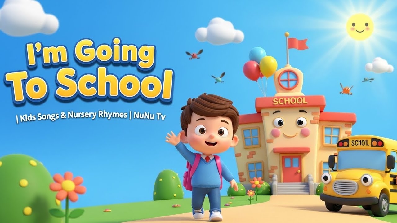 I’m Going To School | Kids Songs & Nursery Rhymes | NuNu Tv